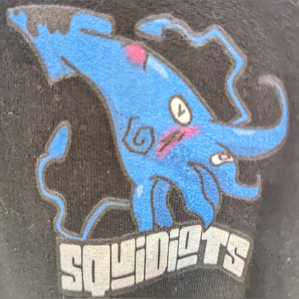 Squidiots Hanes Zip Up Hoodie, Size XL, Black w/Squidiots Logo - Picture 3 of 7